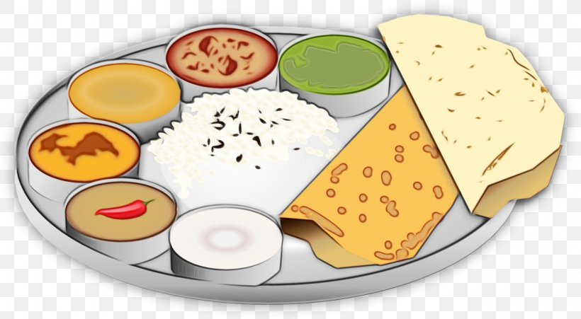 Indian Cuisine Gujarati Cuisine Clip Art Thali Food, PNG, 1280x704px, Indian Cuisine, Breakfast, Comfort Food, Cuisine, Dish Download Free