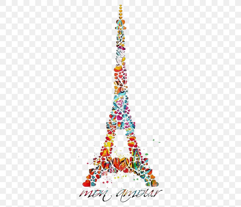 Eiffel Tower Watercolor Painting Drawing, PNG, 564x705px, Eiffel Tower, Art, Artist, Christmas Decoration, Christmas Ornament Download Free