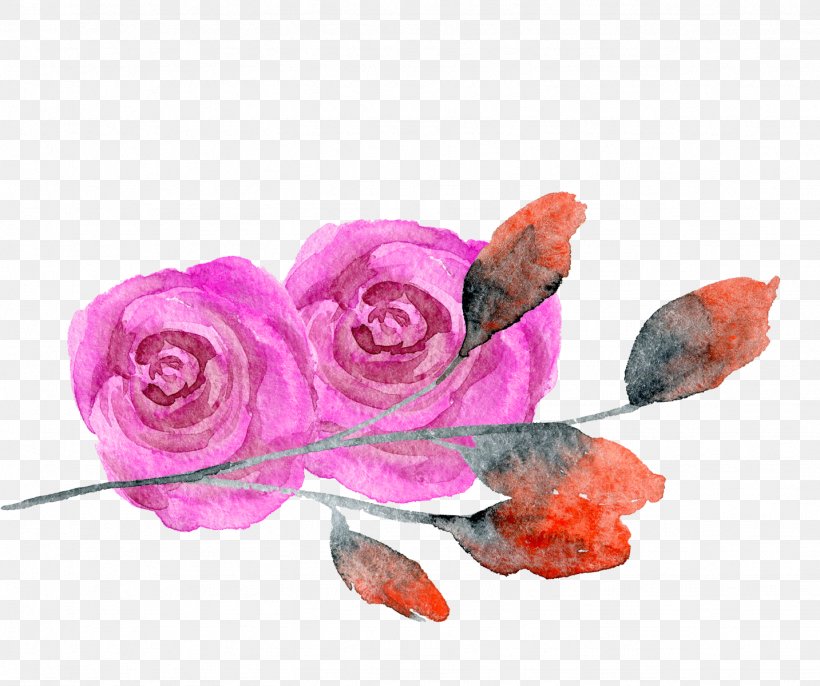Garden Roses Creative Watercolor Transparent Watercolor Watercolor Painting, PNG, 1433x1200px, Garden Roses, Creative Watercolor, Cut Flowers, Flower, Flowering Plant Download Free