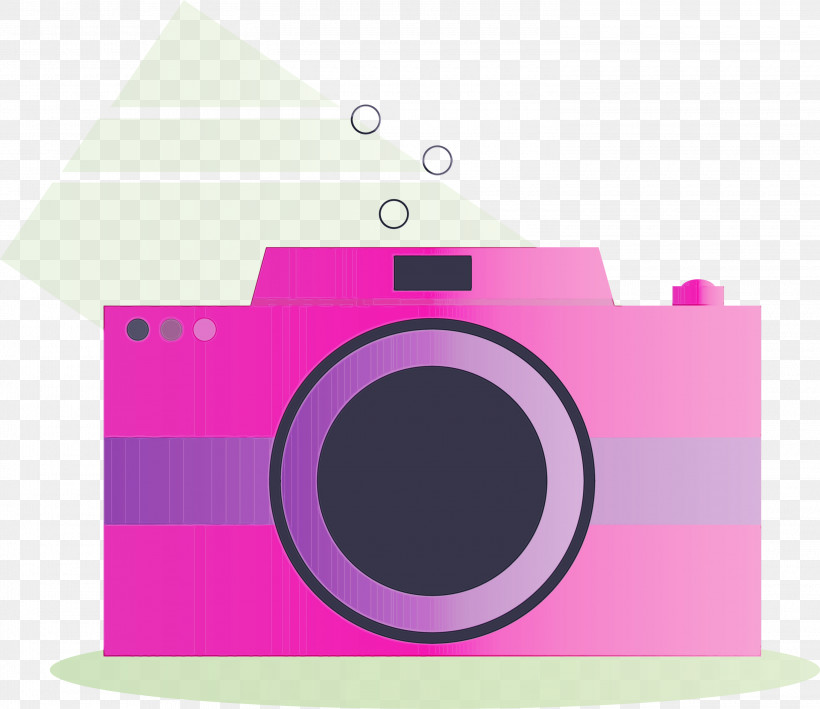 Pink Cameras & Optics Camera Circle Magenta, PNG, 3000x2595px, Camera, Cameras Optics, Circle, Digital Camera, Instant Camera Download Free