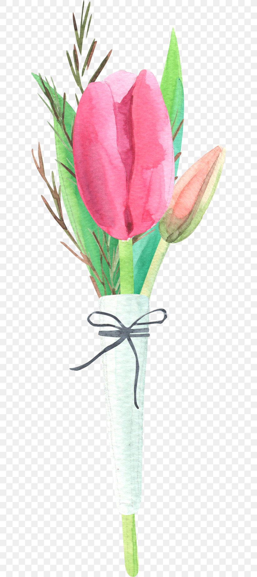 Tulip Flower Floral Design, PNG, 624x1839px, Tulip, Cdr, Cut Flowers, Floral Design, Flower Download Free