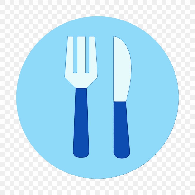 Fork Cutlery Blue Tableware Turquoise, PNG, 1600x1600px, Watercolor, Blue, Cutlery, Dishware, Fork Download Free