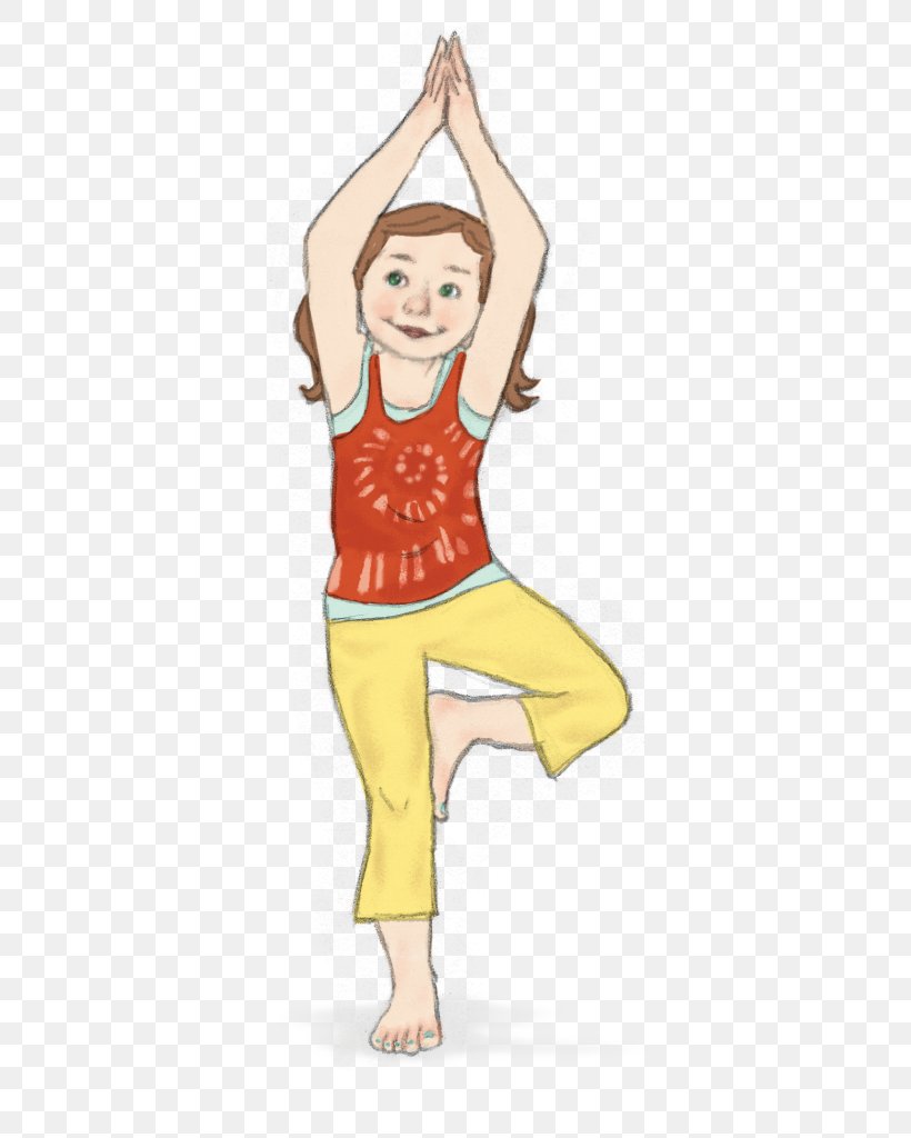 Vriksasana Yoga For Children Tadasana Utkatasana, PNG, 551x1024px, Watercolor, Cartoon, Flower, Frame, Heart Download Free