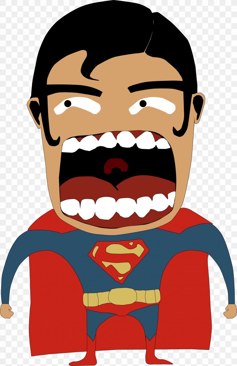 Clark Kent T-shirt Superhero Screaming, PNG, 3287x5077px, Clark Kent, Art, Beard, Cartoon, Comics Download Free