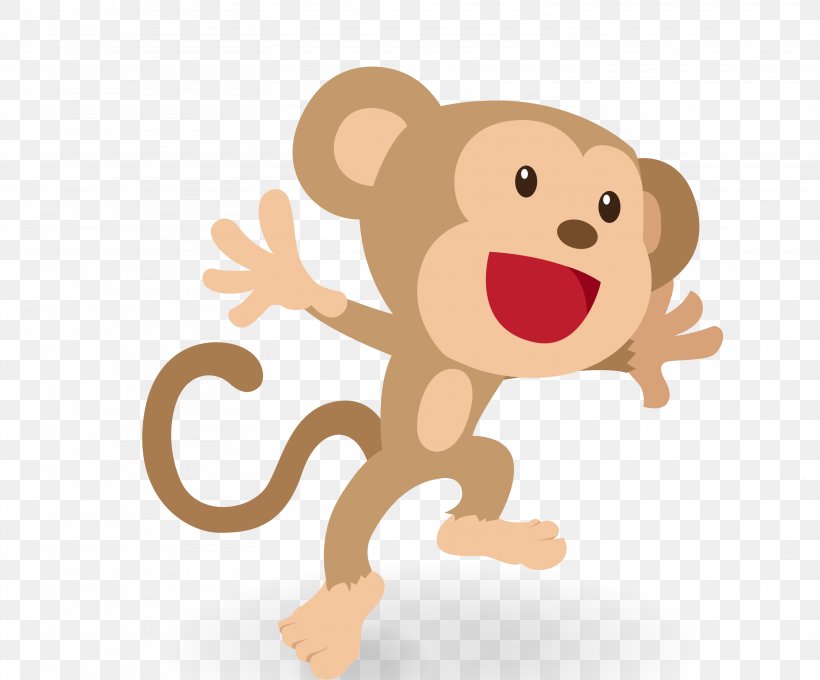Macaque Monkey Euclidean Vector, PNG, 3128x2596px, Macaque, Animation, Carnivoran, Cartoon, Dessin Animxe9 Download Free