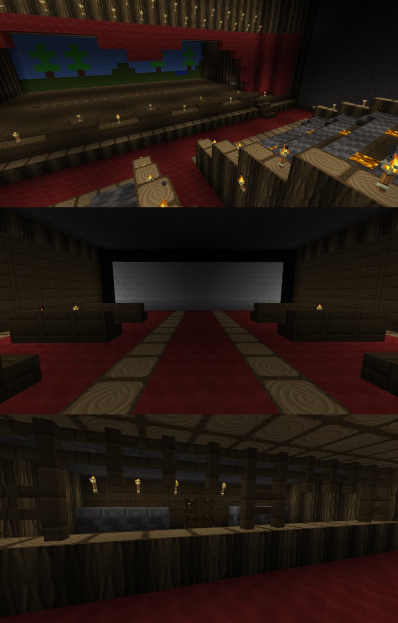 Minecraft: Pocket Edition Theatre Stage Theater, PNG, 1600x2502px, Minecraft, Art, Auditorium, Cinema, Darkness Download Free