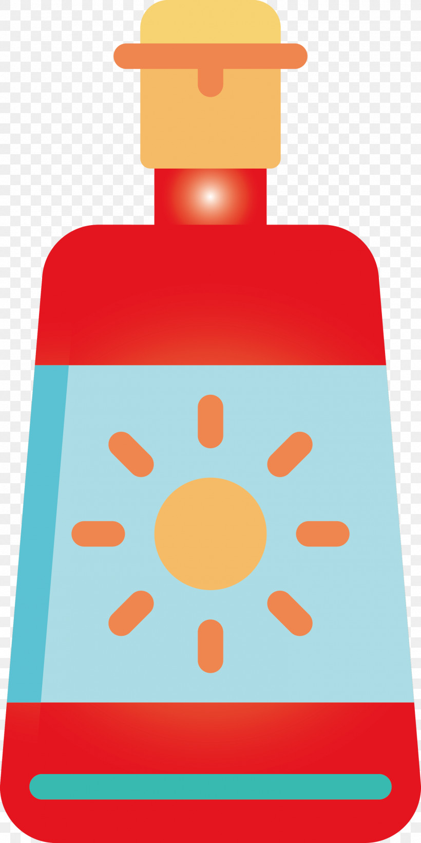 Sunblock, PNG, 1500x3000px, Sunblock, Bottle, Orange, Plastic Bottle, Water Bottle Download Free