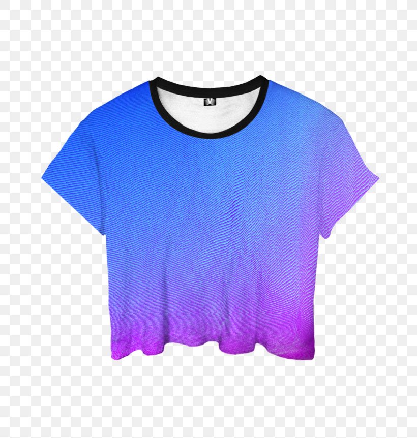 T-shirt Crop Top Clothing Fashion, PNG, 700x862px, Tshirt, Active Shirt, Blue, Clothing, Cobalt Blue Download Free