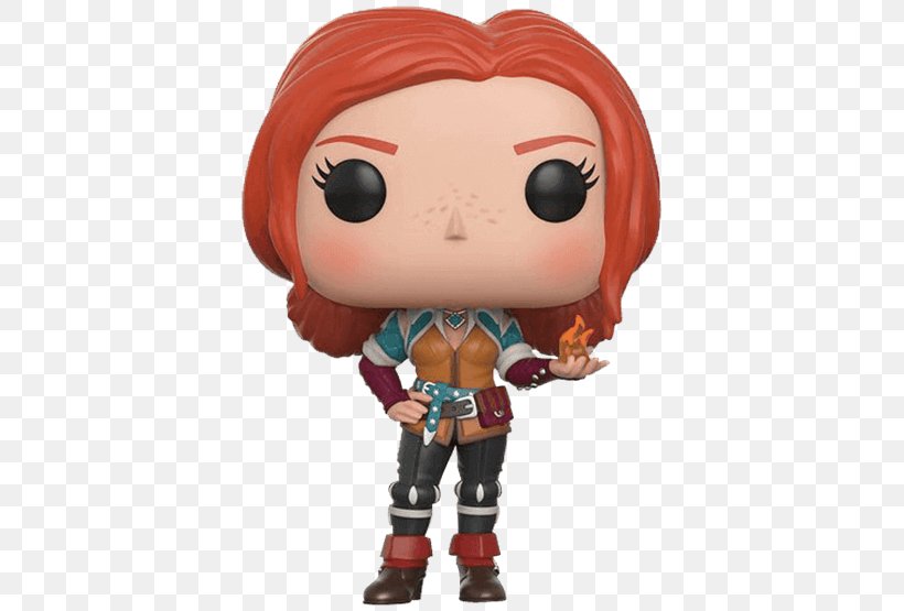 The Witcher 3: Wild Hunt Geralt Of Rivia Funko Triss Merigold, PNG, 555x555px, Witcher 3 Wild Hunt, Action Figure, Action Toy Figures, Cartoon, Ciri Download Free
