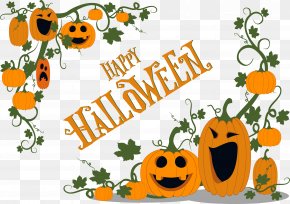 Yellow Pumpkin - Halloween Pumpkin Poster PNG