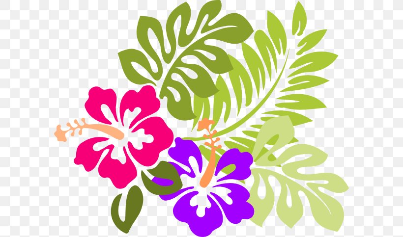Hawaiian Hibiscus Shoeblackplant Flower Clip Art, PNG, 600x483px, Hawaii, Aloha, Artwork, Branch, Cut Flowers Download Free