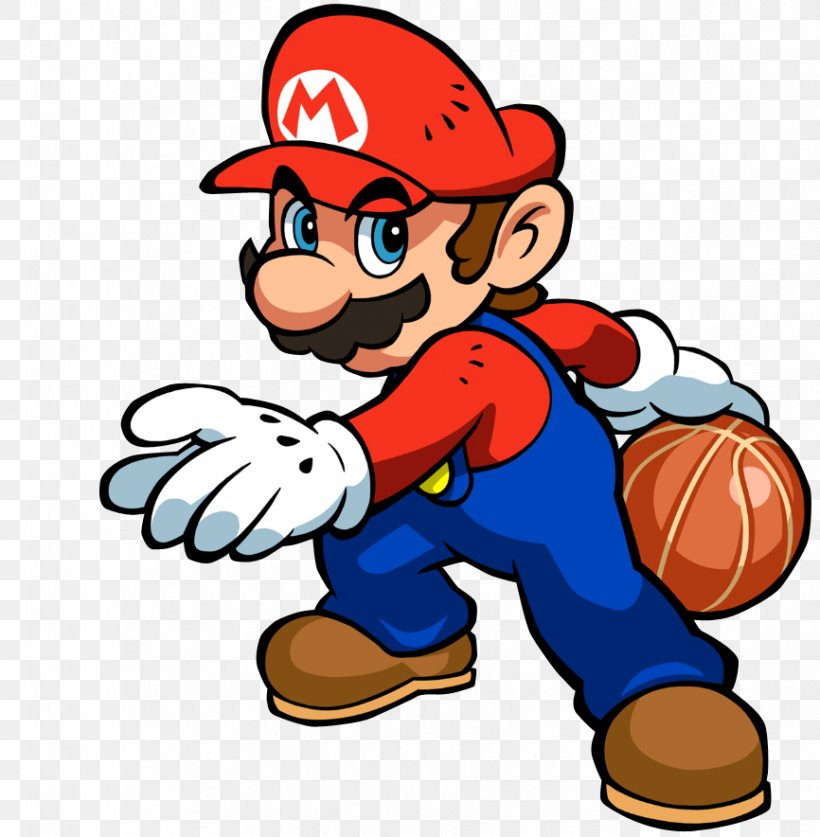 Mario Hoops 3-on-3 Super Mario Bros. Mario & Sonic At The Olympic Games, PNG, 866x884px, Mario Hoops 3on3, Area, Artwork, Ball, Boy Download Free
