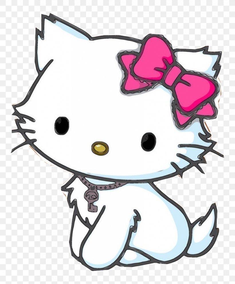 Hello Kitty Cat Kitten Drawing Character, PNG, 839x1012px, Watercolor, Cartoon, Flower, Frame, Heart Download Free