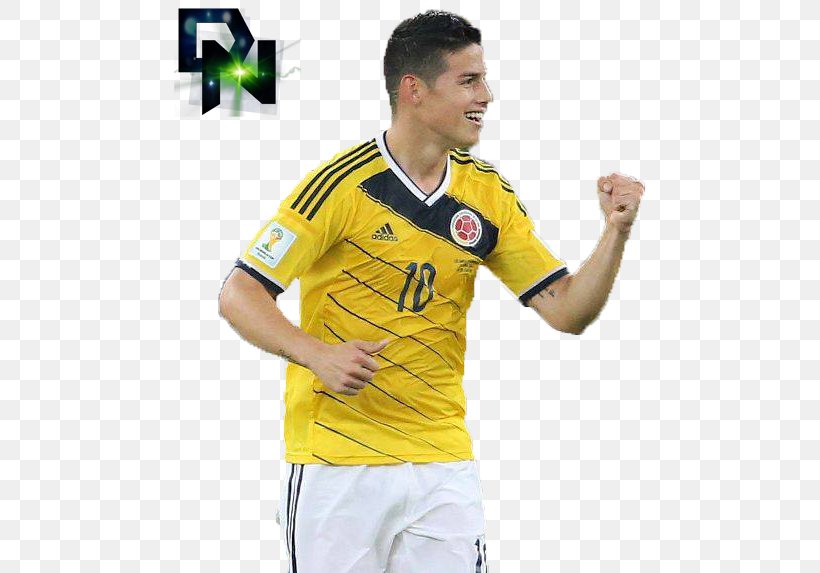 James Rodríguez 2014 FIFA World Cup Jersey Sport T-shirt, PNG, 478x573px, 2014 Fifa World Cup, Clothing, Football, Football Player, Jersey Download Free