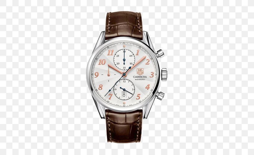 Watch TAG Heuer Monaco Chronograph Strap, PNG, 500x500px, Watch, Automatic Watch, Brand, Brown, Chronograph Download Free