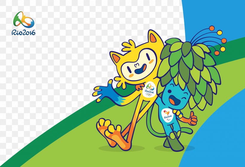 2016 Summer Olympics 2016 Summer Paralympics Rio De Janeiro Mascot Vinicius  And Tom, PNG, 1576x1080px, 2016
