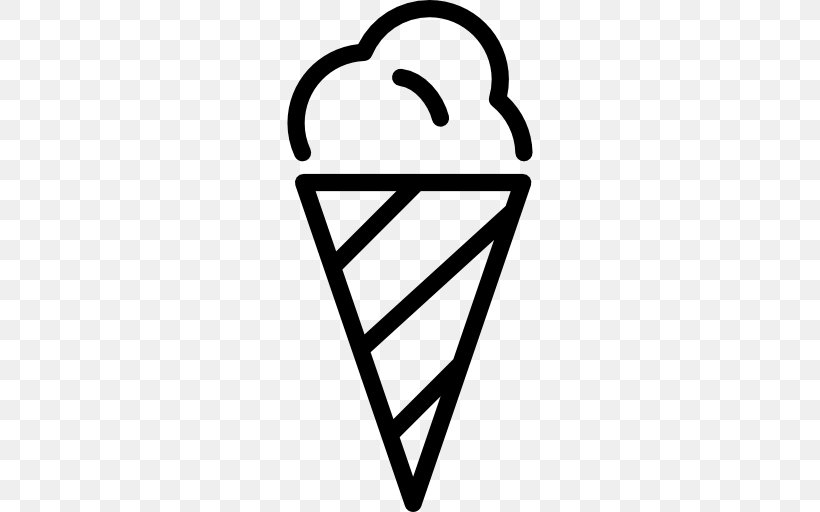 Ice Cream Cones, PNG, 512x512px, Ice Cream, Black And White, Cone, Food, Heart Download Free
