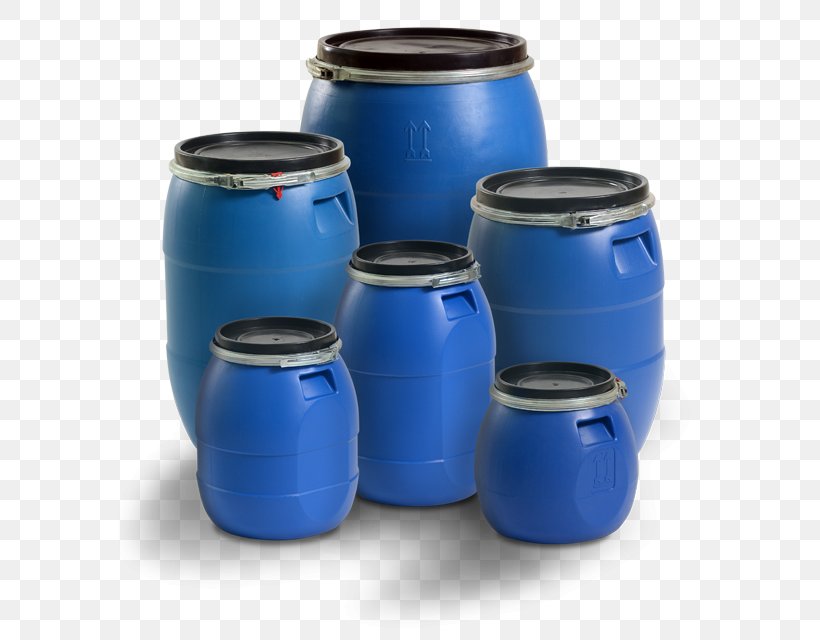Plastic Intermediate Bulk Container Barrel Drum Polypropylene, PNG, 800x640px, Plastic, Barrel, Blow Molding, Bottle, Cobalt Blue Download Free