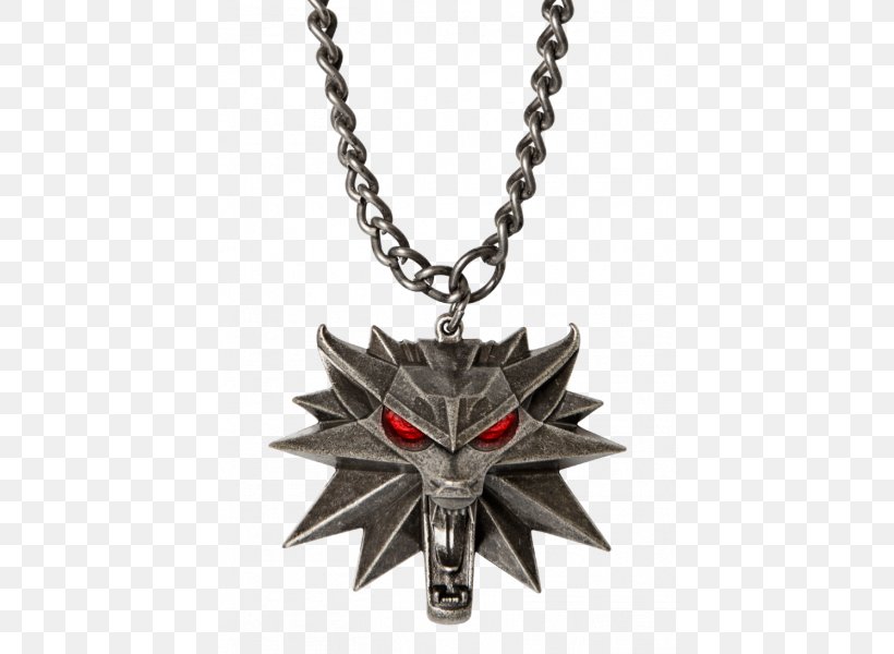 The Witcher 3: Wild Hunt Geralt Of Rivia Video Game, PNG, 600x600px, Witcher, Cd Projekt, Chain, Charms Pendants, Fashion Accessory Download Free