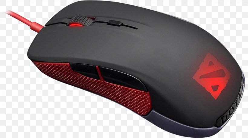 Computer Mouse Dota 2 SteelSeries Rival 100 Gamer, PNG, 1024x574px, Computer Mouse, Computer Component, Dota 2, Electronic Device, Electronic Sports Download Free