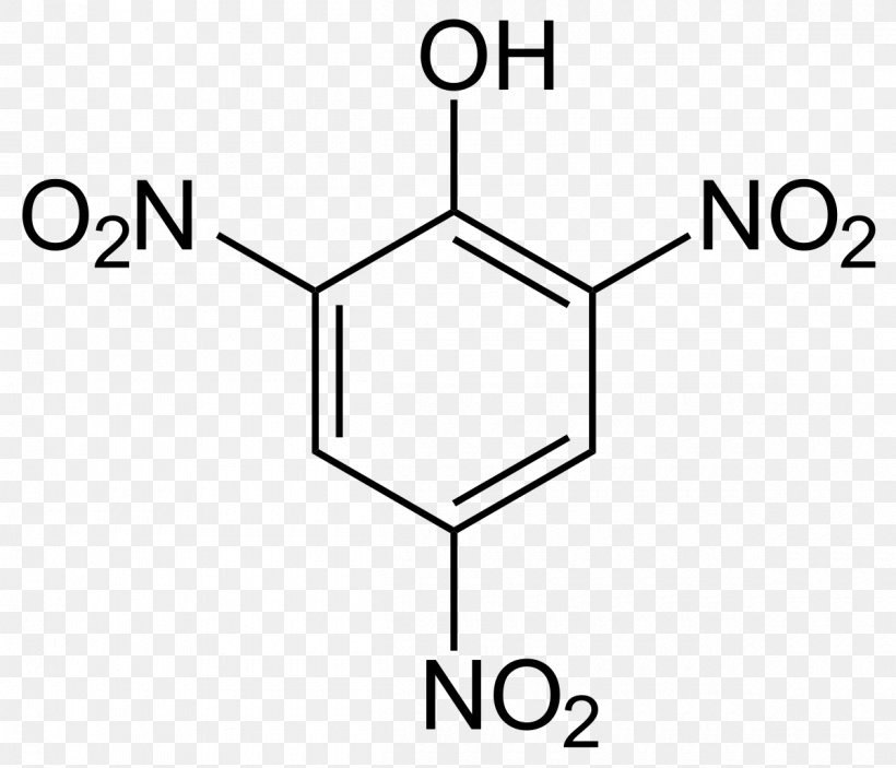 Picric Acid Chemistry 2,4-Dinitrophenol Picrate, PNG, 1200x1029px, Picric Acid, Acid, Area, Black, Black And White Download Free