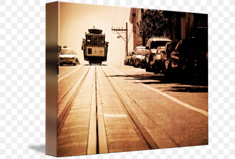 San Francisco Cable Car System Gallery Wrap Canvas Art Stock Photography, PNG, 650x555px, San Francisco Cable Car System, Art, Cable Car, Canvas, Floor Download Free