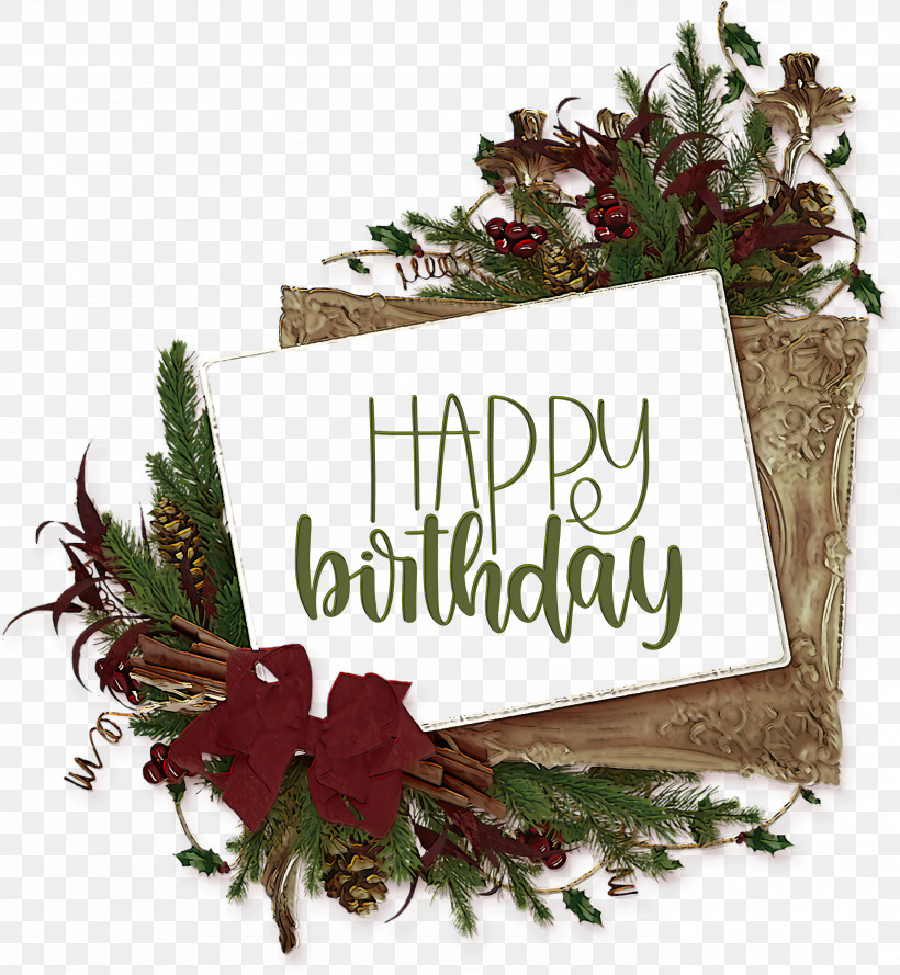 Birthday Happy Birthday, PNG, 2767x3000px, Birthday, Candy Cane, Christmas And Holiday Season, Christmas Card, Christmas Day Download Free