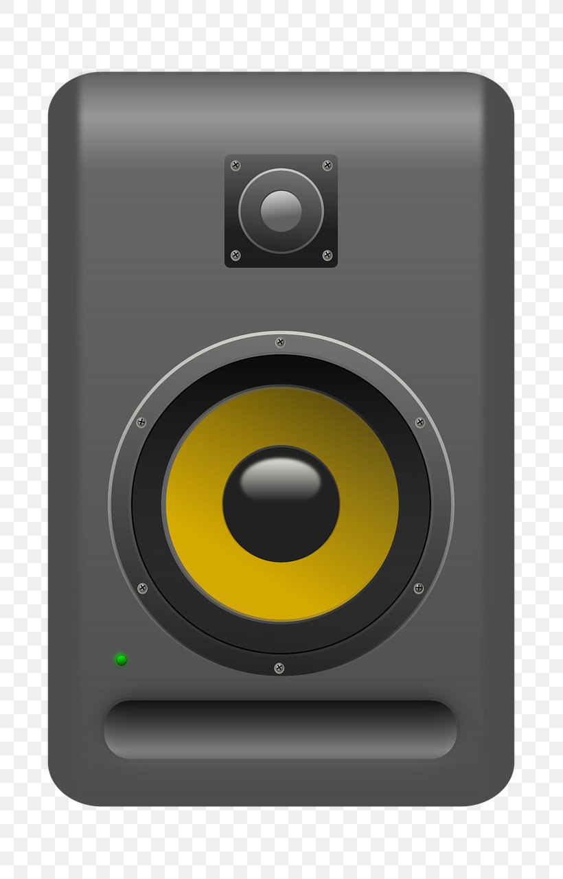 Computer Speakers Microphone Studio Monitor Sound Subwoofer, PNG, 705x1280px, Watercolor, Cartoon, Flower, Frame, Heart Download Free