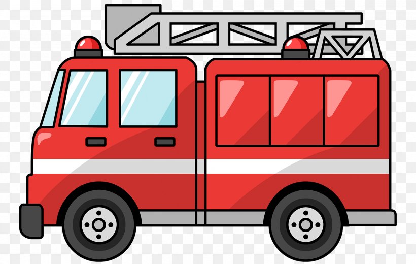Fire Engine Truck Car Clip Art, PNG, 1716x1090px, Fire Engine, Automotive Design, Brand, Car, Commercial Vehicle Download Free