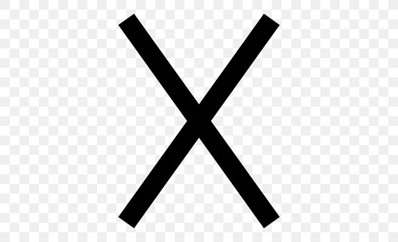 Multiplication Sign Symbol Wikipedia, PNG, 500x500px, Multiplication Sign, Black, Black And White, Brand, Division Download Free