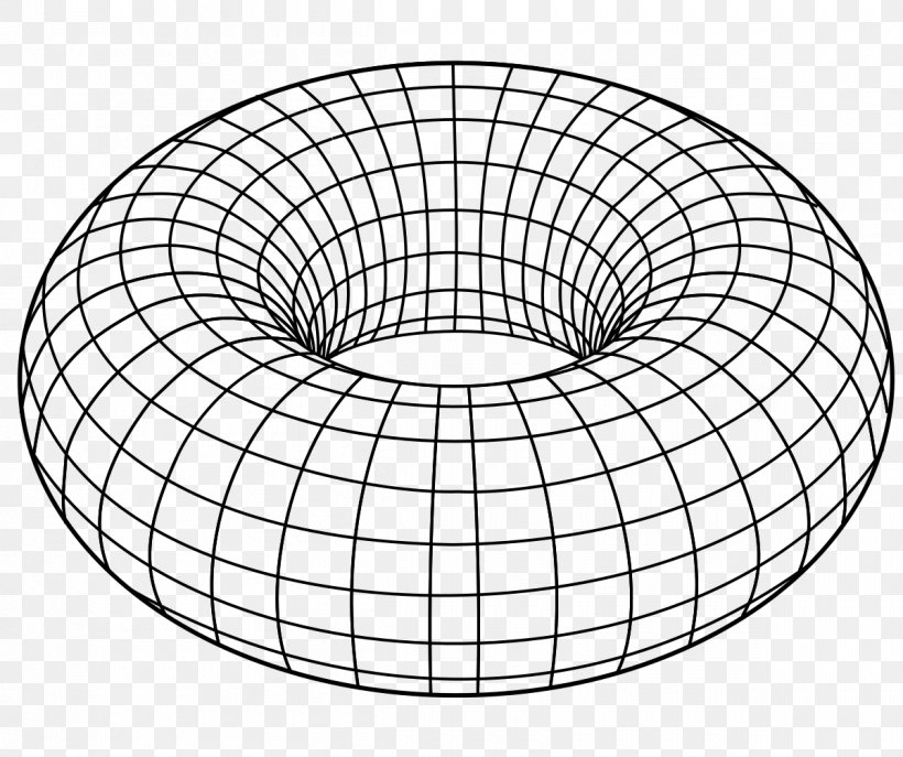 Torus Shape Of The Universe Topology Circle, PNG, 1200x1006px, Torus, Area, Black And White, Dimension, Ellipse Download Free