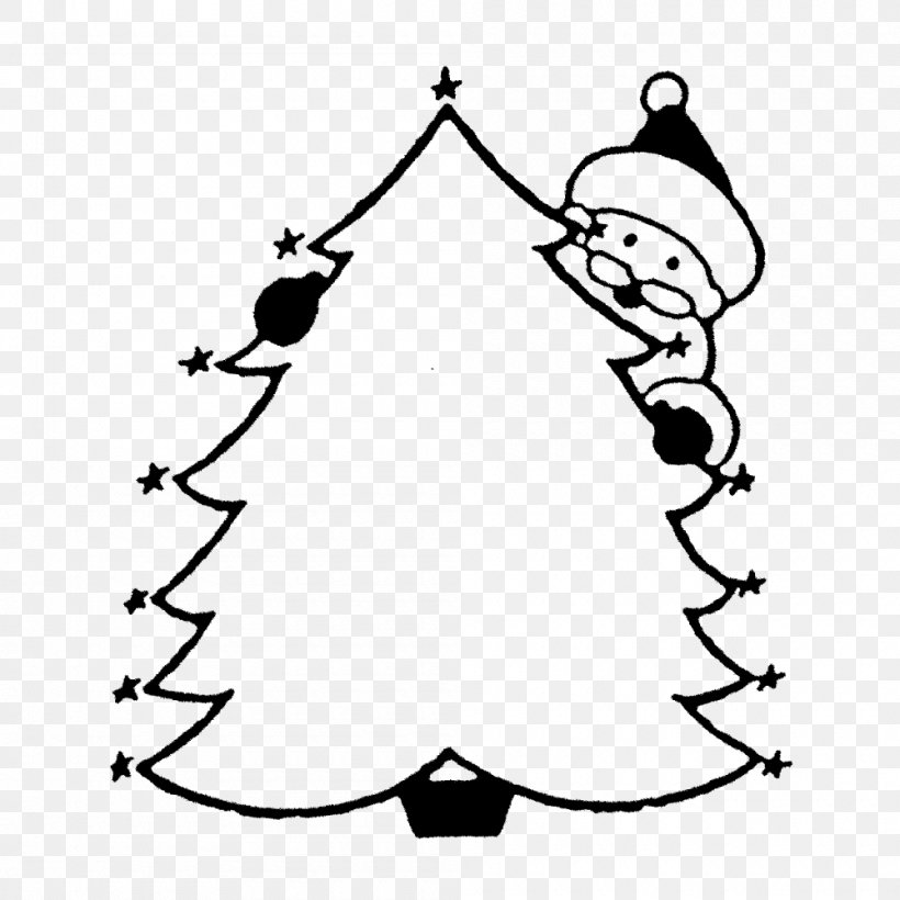 Ded Moroz Snegurochka Christmas Tree Santa Claus, PNG, 1000x1000px, Ded Moroz, Area, Art, Black, Black And White Download Free