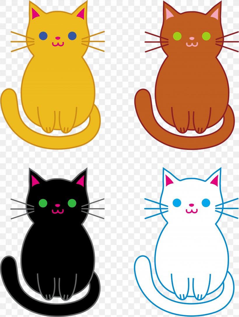 Three Little Kittens Cat Clip Art, PNG, 6002x7958px, Kitten, Artwork, Big Cat, Carnivoran, Cartoon Download Free