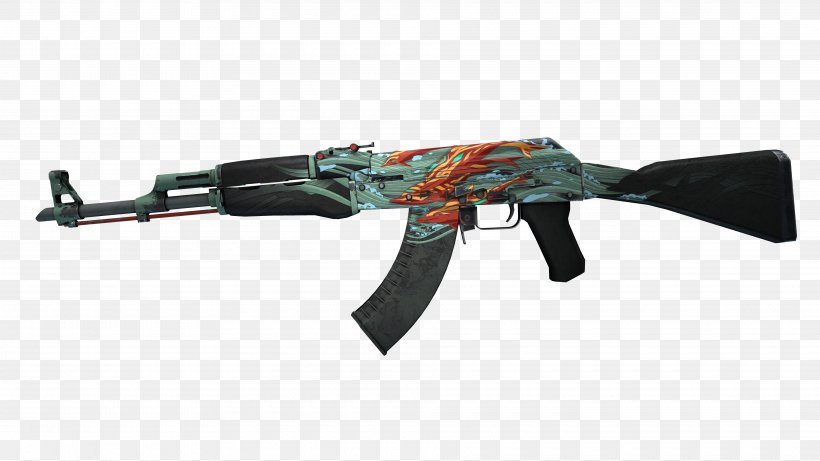 Counter-Strike: Global Offensive AK-47 M4 Carbine Firearm Weapon, PNG, 3840x2160px, Watercolor, Cartoon, Flower, Frame, Heart Download Free