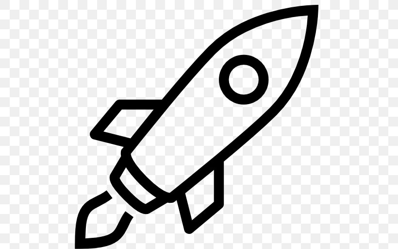 Rocket Clip Art, PNG, 512x512px, Rocket, Area, Black And White, Monochrome Photography, Rocket Launch Download Free