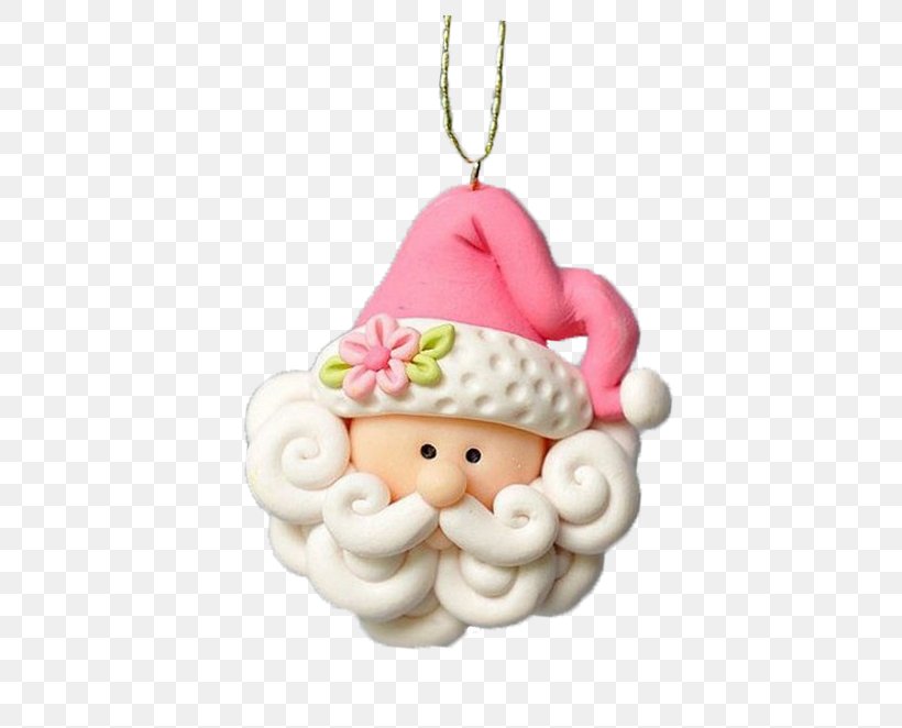 Santa Claus Christmas Ornament Polymer Clay, PNG, 594x662px, Santa Claus, Art, Christmas, Christmas Decoration, Christmas Ornament Download Free