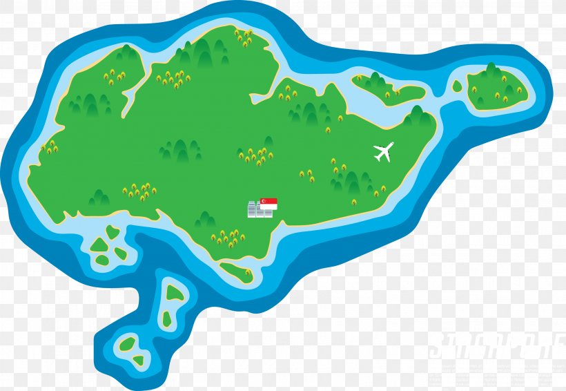 Singapore Vector Map, PNG, 3113x2152px, Singapore, Area, Geography, Grass, Green Download Free