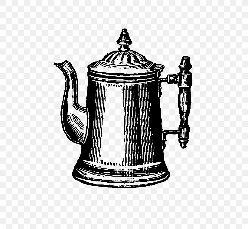 Teapot Mug Tableware Kettle Clip Art, PNG, 750x756px, Teapot, Antique, Black And White, Ceramic, Cup Download Free
