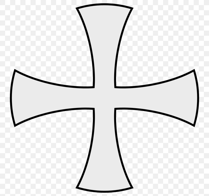 Christian Cross Cross Pattxe9e Illustration, PNG, 768x768px, Christian Cross, Artwork, Astkreuz, Black And White, Carolingian Dynasty Download Free