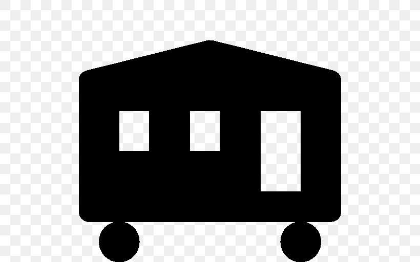 Mobile Home Mobile Phones Campervan Park Clip Art, PNG, 512x512px, Mobile Home, Area, Black, Black And White, Brand Download Free