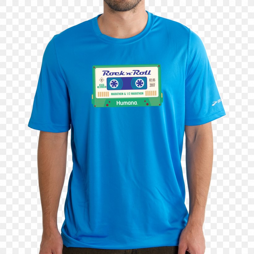 T-shirt Barnum Rail Trail Marathon And Half Marathon Sleeve Turquoise, PNG, 1024x1024px, Tshirt, Active Shirt, Aqua, Azure, Blue Download Free