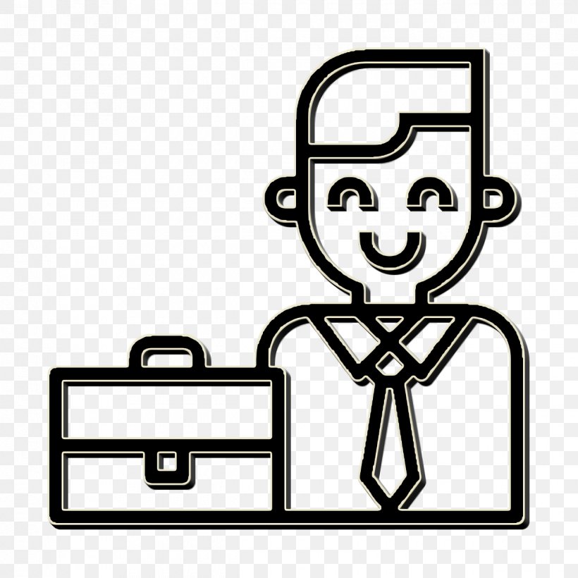 Businessman Icon Job Icon Business Icon, PNG, 1240x1240px, Businessman Icon, Business Icon, Coloring Book, Job Icon, Line Art Download Free