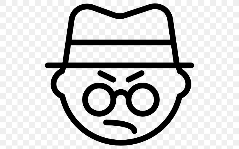 Emoticon Smiley Clip Art, PNG, 512x512px, Emoticon, Black And White, Computer, Emoji, Emoticon Gangster Download Free