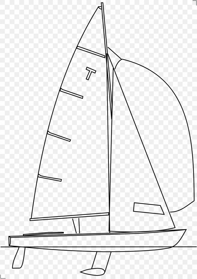 Sailboat Tempest Sailing Dory Sloop, PNG, 1200x1699px, Sailboat, Area, Baltimore Clipper, Black And White, Boat Download Free