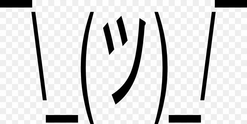 Shrug Emoji Kaomoji, PNG, 1920x968px, Shrug, Area, Argumentative, Black, Black And White Download Free