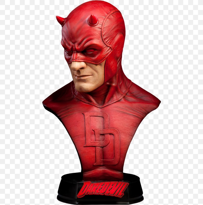 Daredevil Captain America Sideshow Collectibles Marvel Comics Bust, PNG, 480x825px, Daredevil, Art, Bust, Captain America, Comic Book Download Free