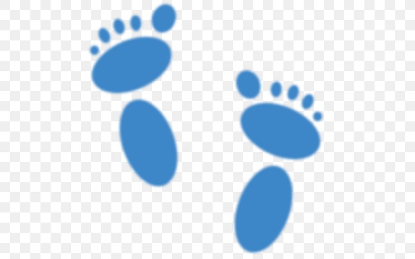 Footprint Infant, PNG, 512x512px, Footprint, Azure, Barefoot, Blue, Child Download Free