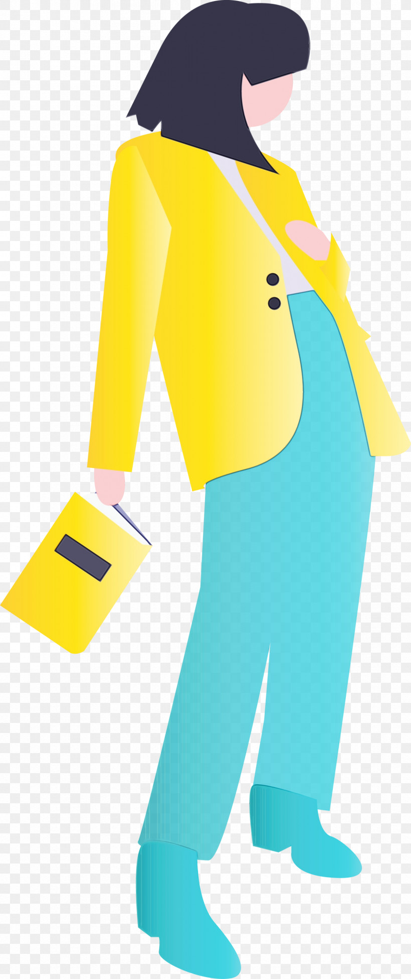 Yellow Trousers, PNG, 1261x3000px, Girl, Book, Paint, Reading, Trousers Download Free