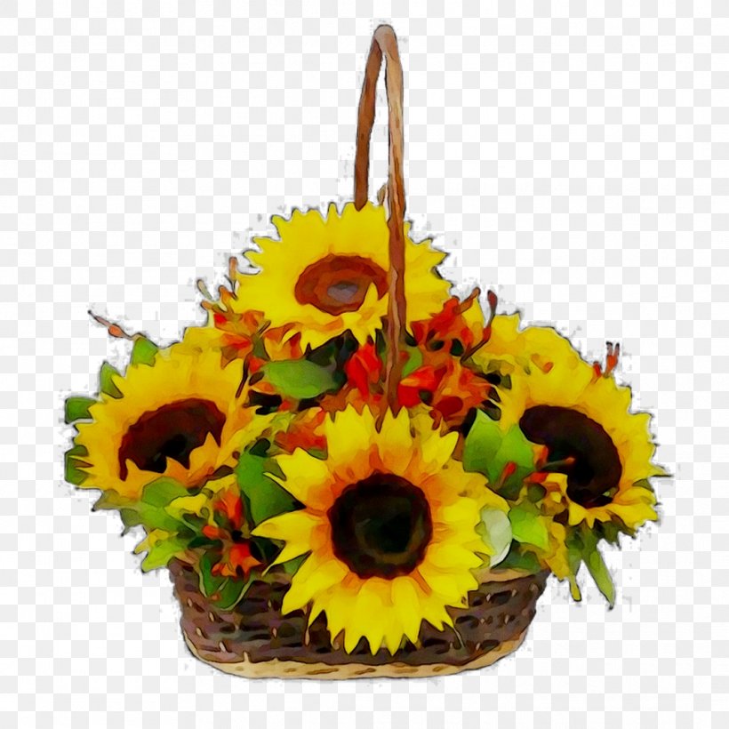 Common Sunflower Floral Design Transvaal Daisy Cut Flowers Basket, PNG, 1062x1062px, Common Sunflower, Artificial Flower, Asterales, Basket, Bouquet Download Free