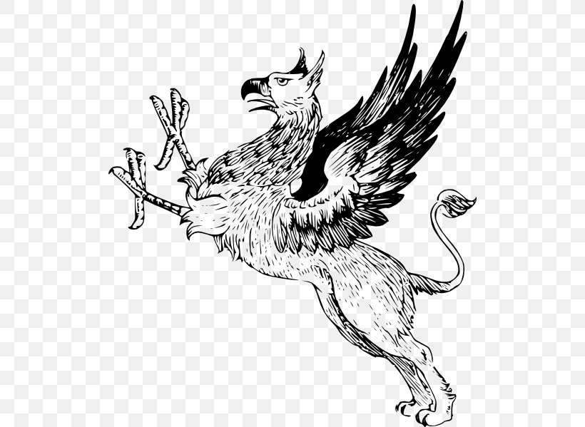 Griffin Clip Art, PNG, 516x599px, Griffin, Art, Artwork, Beak, Bird Download Free